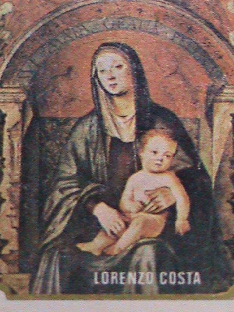 ​DOMINICA-1974 SC#412 PAINTING-VIRGIN $ THE CHILD MNH  STRIP VERY FINE