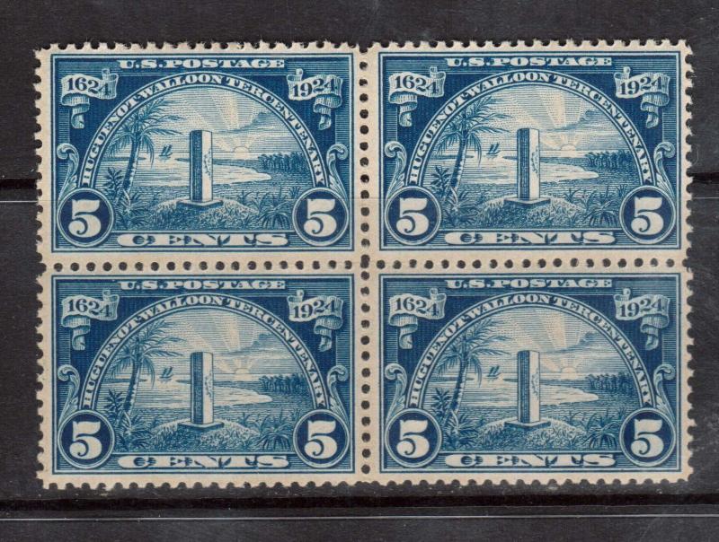 USA #616 VF/NH Block