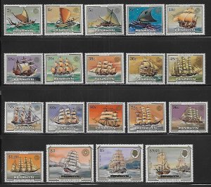 Penrhyn Islands 268-86 1984 Ships NH