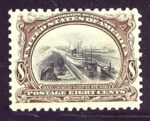 #298 MINT Lightly Hinged OG-8¢ Pan-American Expo! (REM #298-489)