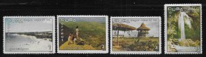 Cuba 1073-1076 Views set MNH