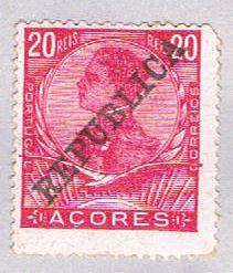 Azores 130 MLH King Manuel II overprint (BP21310)