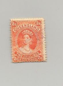 Queensland #141 USED 1v