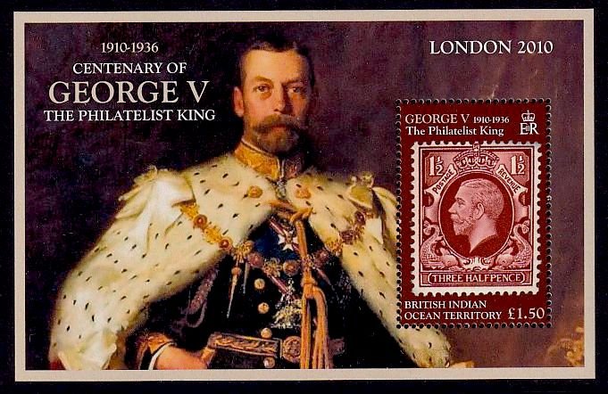 British Indian Ocean Territory Sc# 406 MNH King George V (S/S)