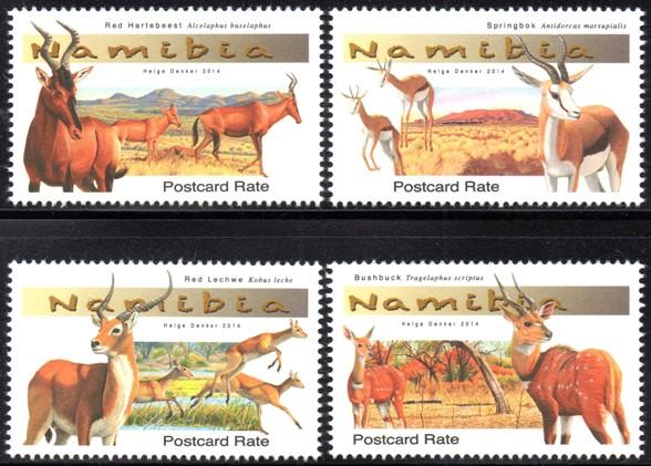 Namibia - 2014 Medium-sized Antelopes Set MNH**