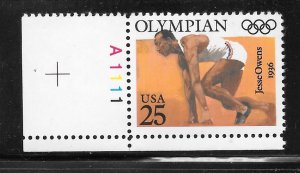 #2496 MNH Plate # Single