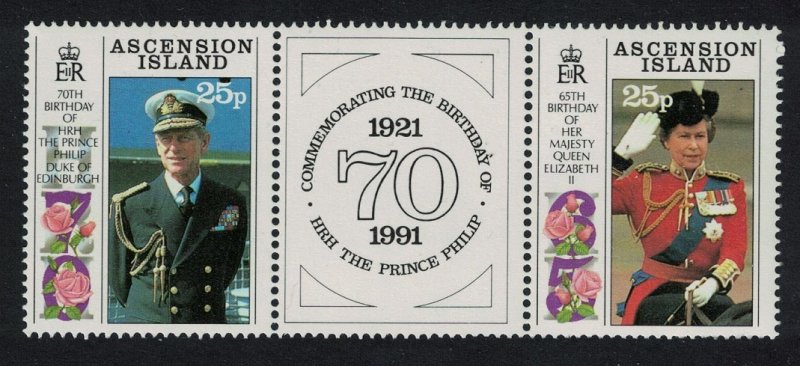 Ascension 65th Birthday of Queen Elizabeth II 2v 1991 MNH SG#539-540