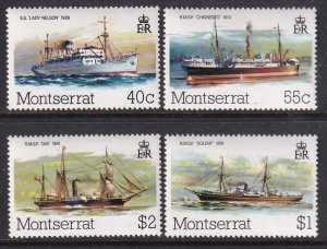 Montserrat 428-431 Ships MNH VF