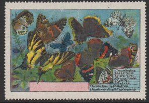 Germany Educational Stamp - Butterflies #2  NG   -AL