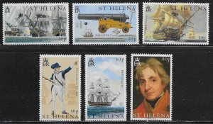 St Helena Scott #'s 867 - 872 MNH