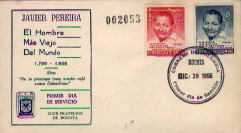 Colombia, First Day Cover