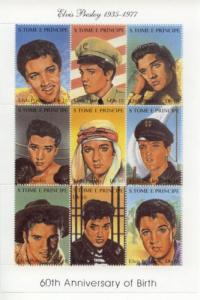 1994 St Thomas & Prince Elvis Presley - MS9 1166 MNH