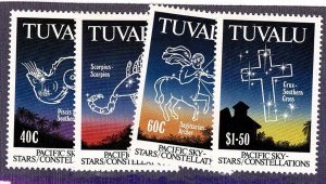 Tuvalu #586-9 MNH cpl constellations