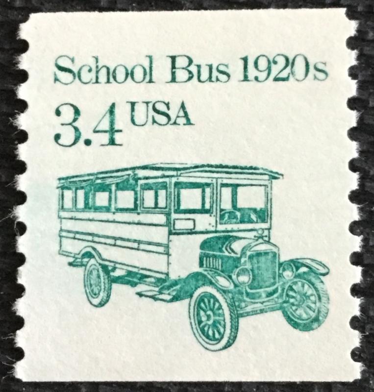 US #2123  MNH Coil Single School Bus SCV $.20 L2