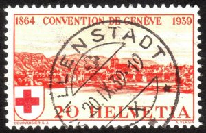 1939, Switzerland 20c, Used, Sc 268