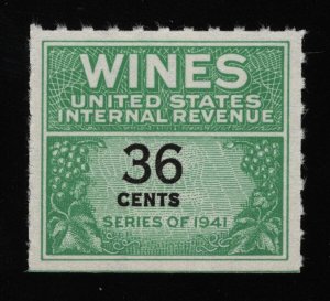 #RE135 36c Wines, Mint NGAI NH [1] **ANY 5=FREE SHIPPING**