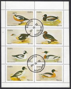 Staffa 64-71 CTO sheet of 8 BIN $4.50 (2)