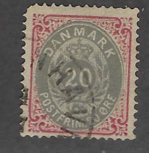 Denmark SC#31 Used F-VF SCV$32.50...Fill a great Spot!