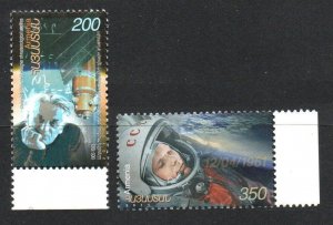 2011 Armenia 745-746 50 years of space flight Gagarin  4,50 €