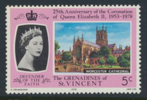 Grenadines of St Vincent Sc# 153 MNH  Cathedrals Coronation see details