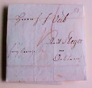 GERMAN  FREYBERG 1815 TO STEYR STAMPLESS