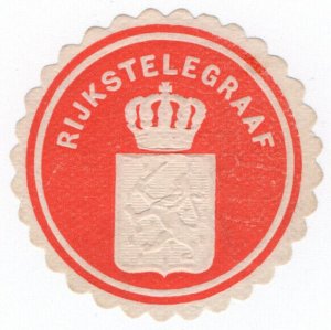 (I.B) Netherlands Telegraphs : Rijks Telegraaf Seal