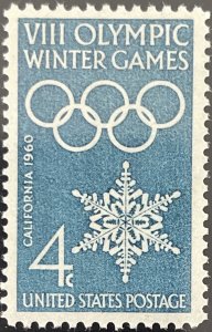 Scott #1146 1960 4¢ 8th Olympic Winter Games MNH OG VF