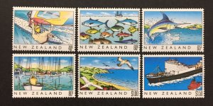 New Zealand 1989 #964-9, NZ Heritage-The Sea, MNH.