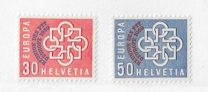 Switzerland Sc #376-377  set of 2 NH VF