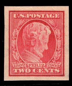 US STAMPS #368 IMPERF MINT OG NH XF CHOICE LOT #82443-1*