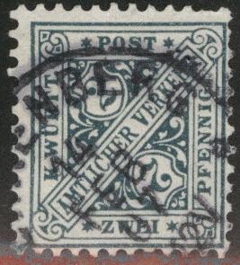 Germany State Wurttemberg Scott o94 Used