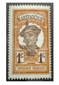 MARTINIQUE STAMP 1908. SCOTT # 62. MINT