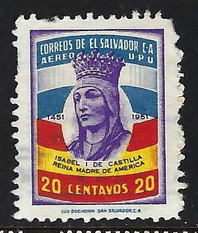 El Salvador C131 VFU ISABELLA 876F-10