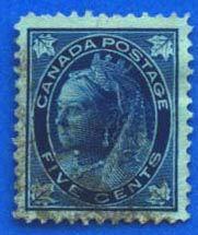 Canada #70; VF; used; 5-cent 'Maple Leaf' issue; (M117)