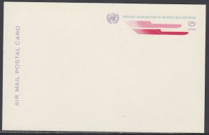 United Nations Scott UXC9 Postal Card -- 1972 ssue