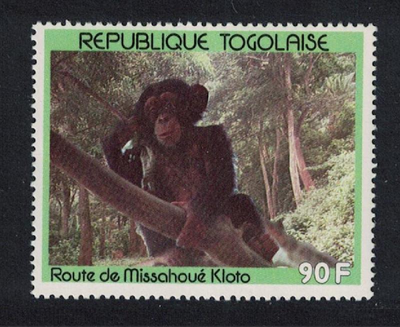 Togo Chimpanzee 1c 90f SG#2105