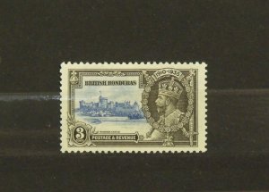 8795   Br Honduras   MH # 108   Silver Jubilee Issue     CV$ 2.00