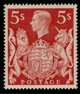 GB GVI SG477, 5s red, M MINT. Cat £20.