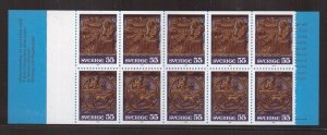 Sweden 1976 Booklet, Scott 1145a, MNH