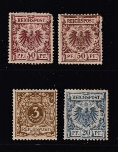 Germany a 4 MH from the 1889 set