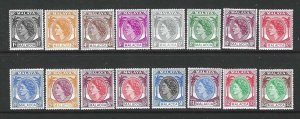 Malaya-Malacca 29-44 Complete Mint SC:$76.25