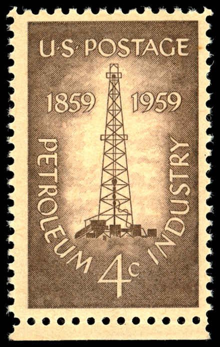 US Sc 1134 F-VF/MNH - 1959 4¢ Petroleum Industry