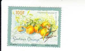 2017 Fr Polynesia Scent of Orange (Scott 1192) MNH