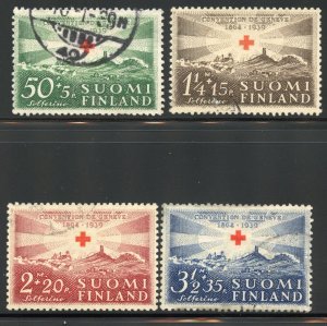 Finland # B35-38, Used.