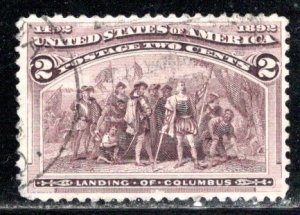 United States Scott # 231, used