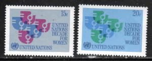 United Nations #318-19 ~ Cplt Set of 2 ~ Mint, NH  (1980)