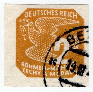 (I.B) Czechoslovakia Postal : Newspaper Stamp 2h (Bohemia & Moravia)