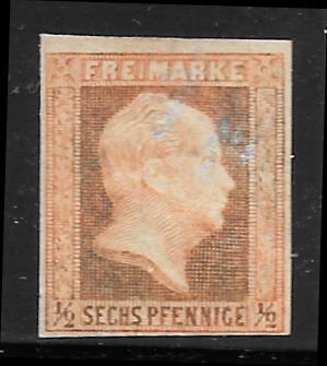 Prussia #2 used 2016 SCV $52.50 color -  4908