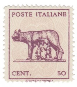 ITALY 1944 SCOTT # 439. UNUSED. # 4