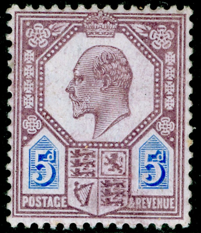 SG244 SPEC M29(-), 5d very pale purple & ultram (CHALKY), NH MINT. UNLISTED. 